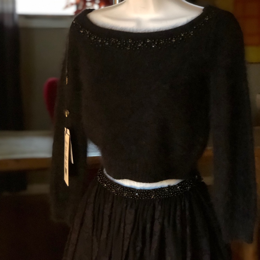 *SOLD* $125 Sherri Hill 2 piece lace Prom